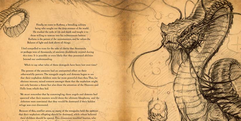 Rathma as a Snake - Diablo Most Powerful Non Celestial People