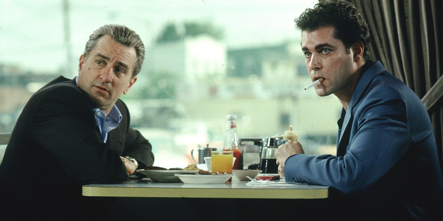 Ray Liotta and Robert De Niro in Goodfellas