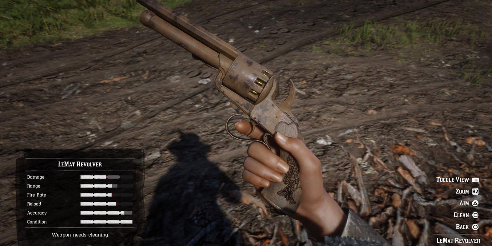 Red Dead Online Dirty Weapon