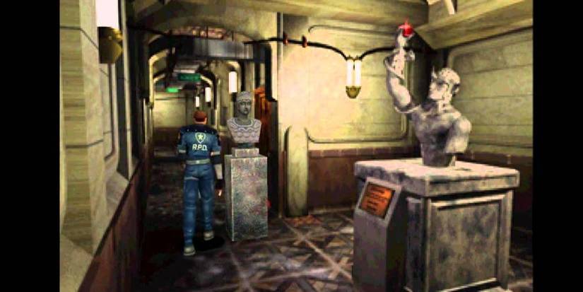 Classic Resident Evil 2 Red Gem Statue Puzzle