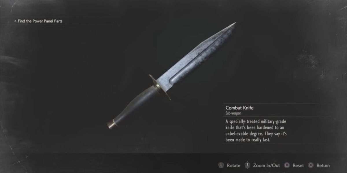 A knife from the Resident Evil 2 remake.