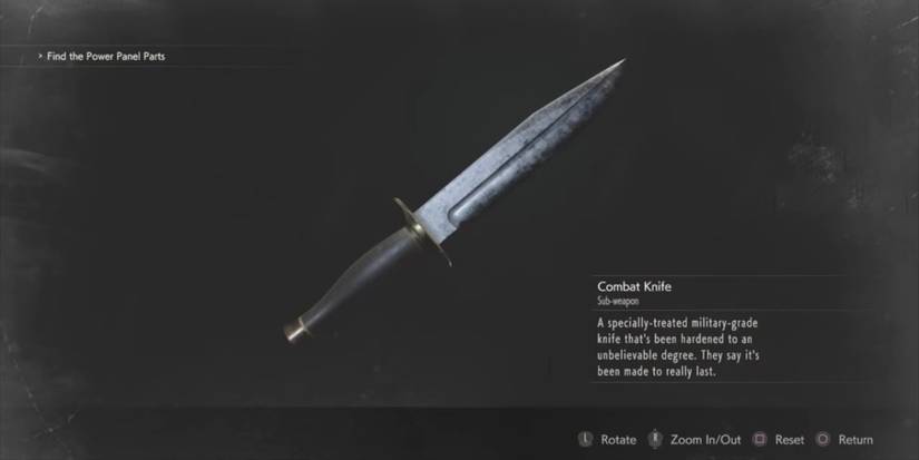 A knife from the Resident Evil 2 remake.