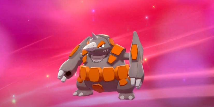 Pokemon Sword & SHield Evolution Rhydon
