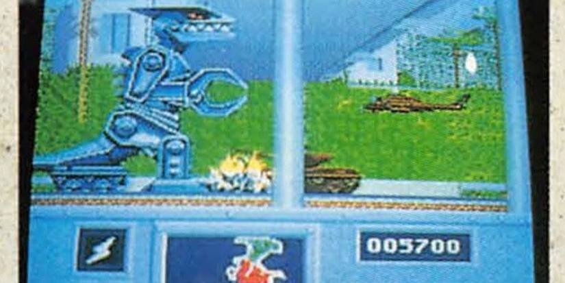 Robosaurus Cancelled SNES Game Screenshot