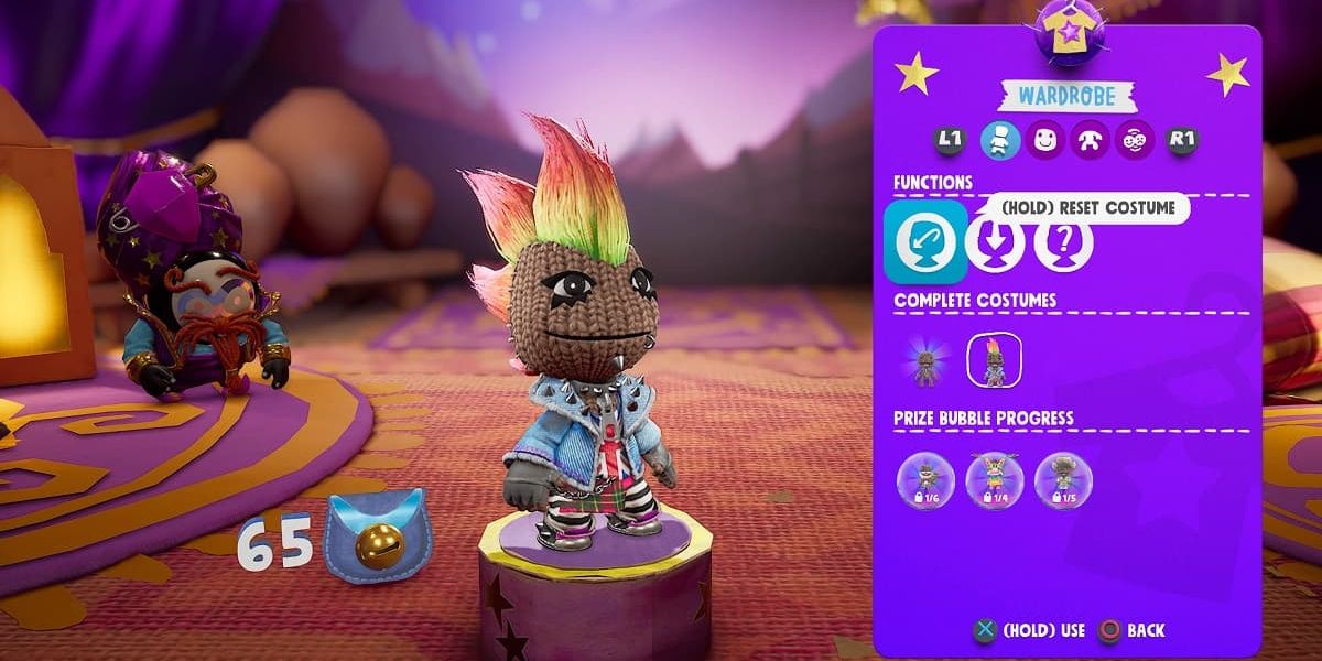 PS5 Sackboy A Big Adventure Sackboy Costume Customization