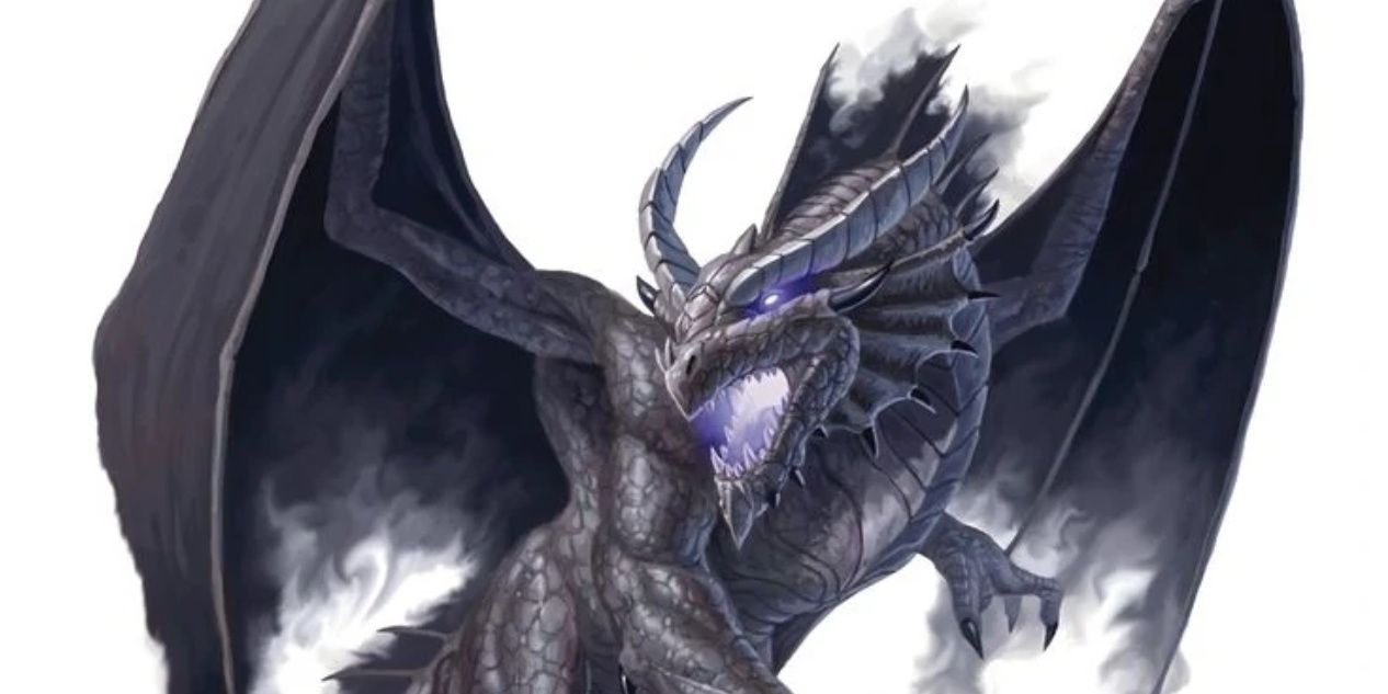 Shadow Dragon courtesy of the D&D 5e Monster Manual