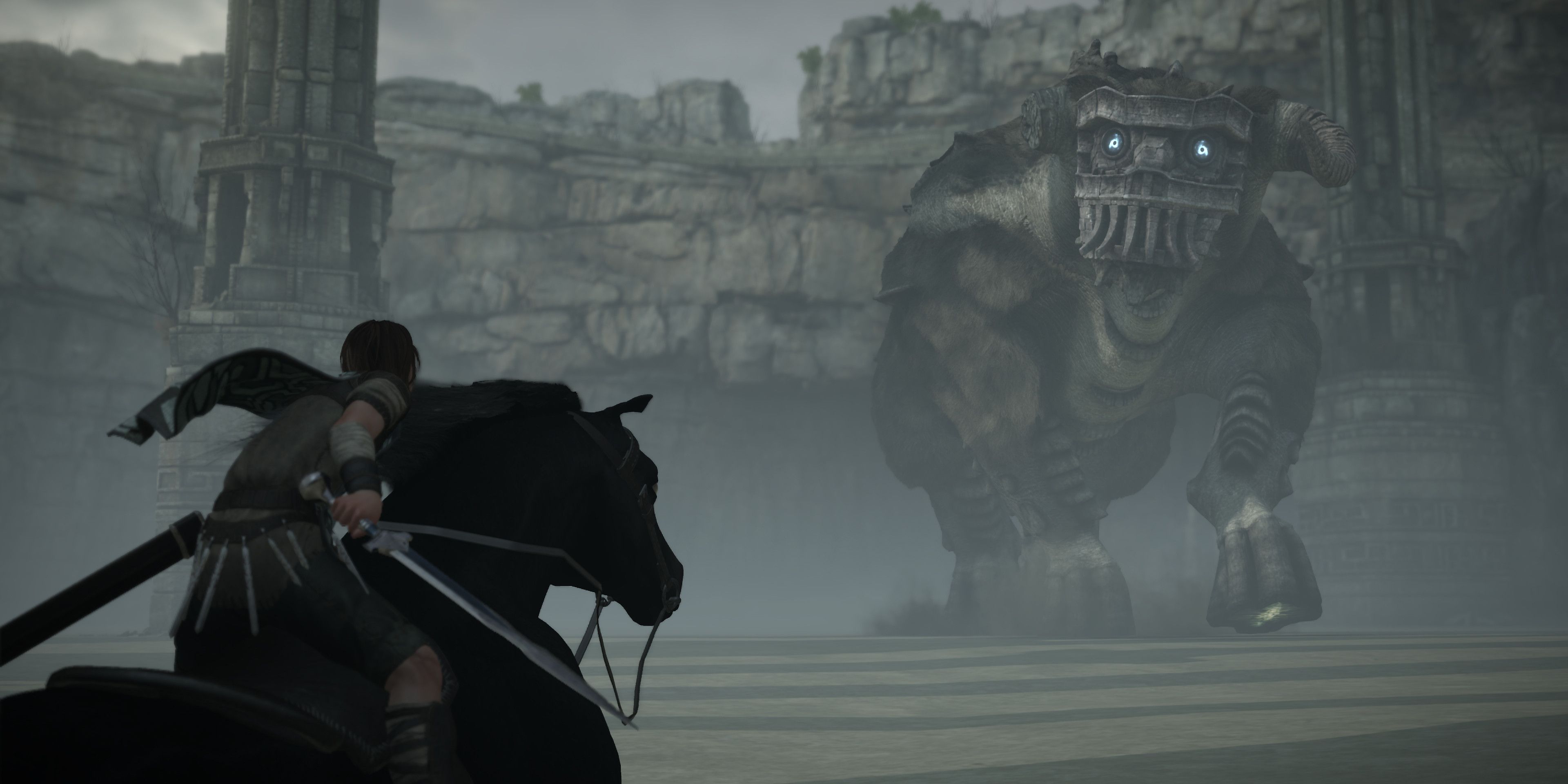 PS4 Shadow Of The Colossus Colossi Beast