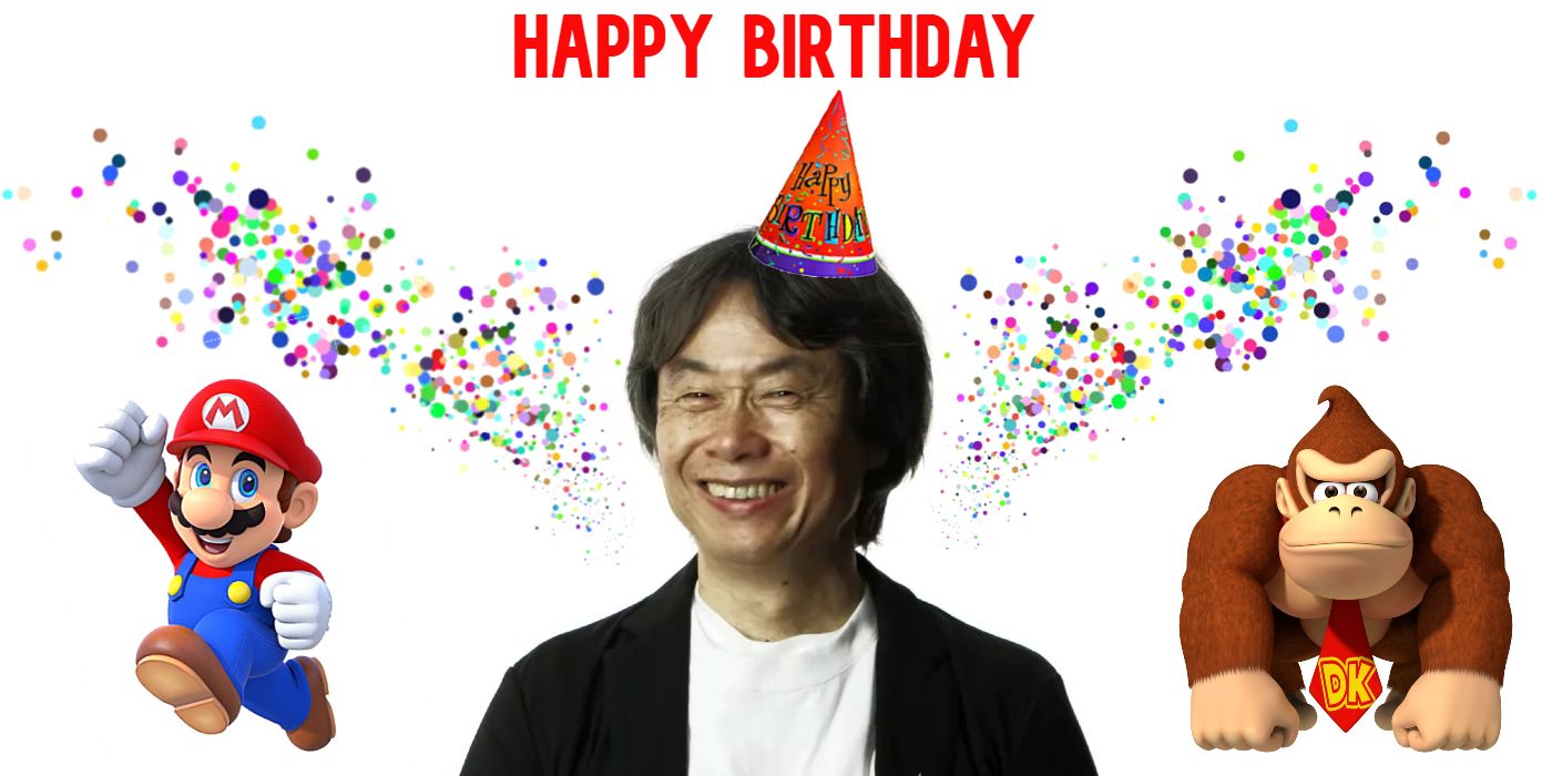 Today is Shigeru Miyamoto's Birthday