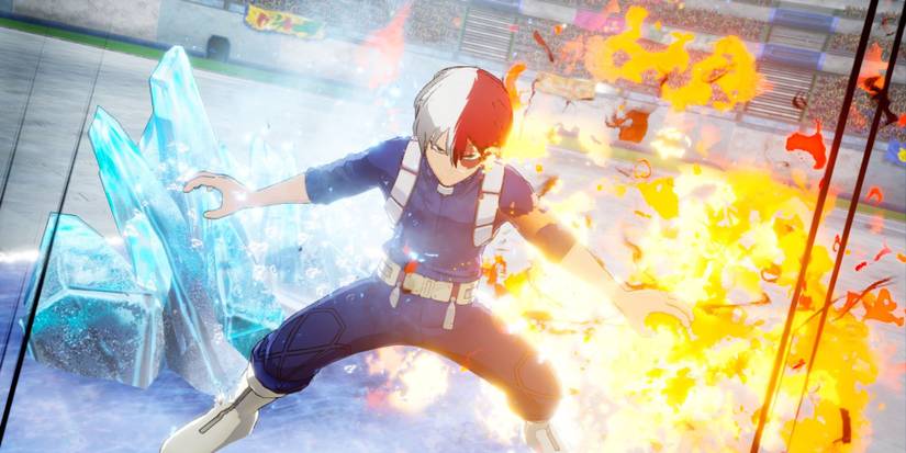 Shoto Todoroki in My Hero One's Justice 2