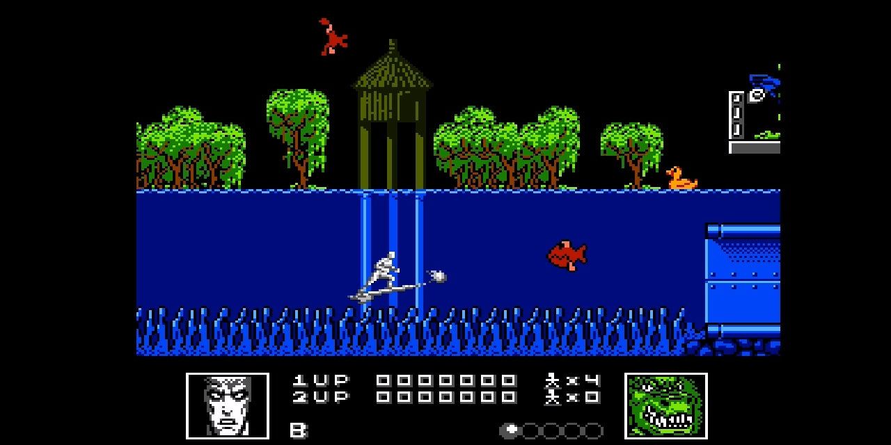 Silver Surfer NES Water Level Attack