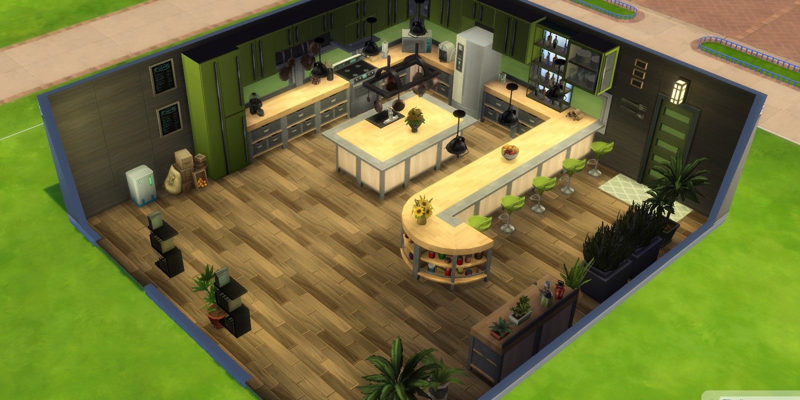 Sims 4 Kitchen for Nerds Room