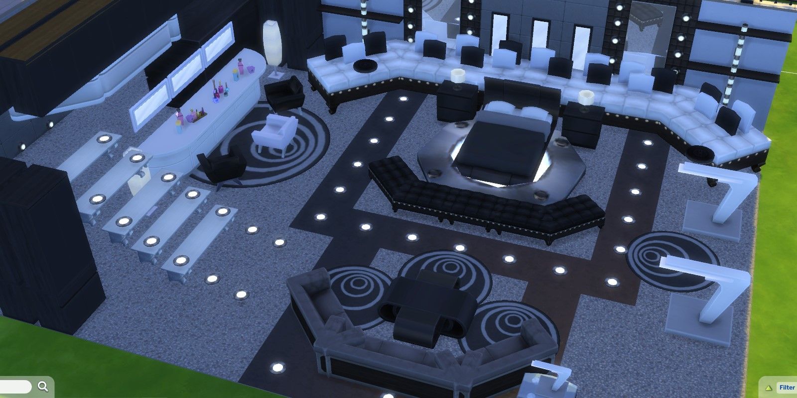 Sims 4 Modern Penthouse Bedroom Room