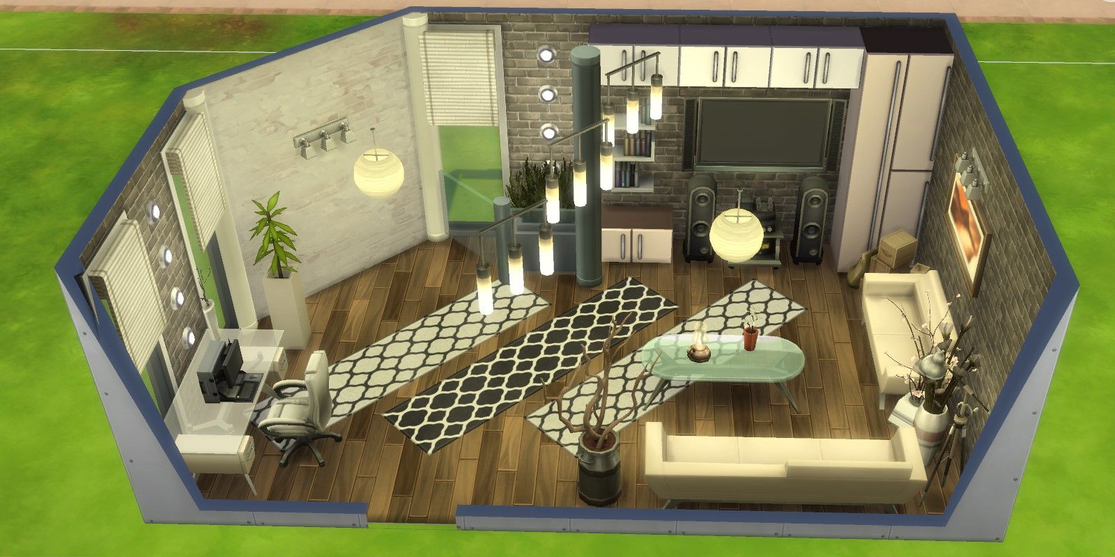 Sims 4 Simple Livingroom Room