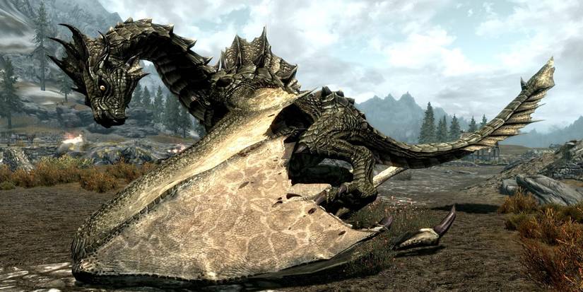 Skyrim HD Dragon Replacement Mod