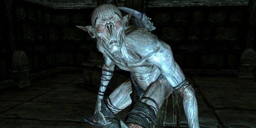 Skyrim Falmer In The Dark