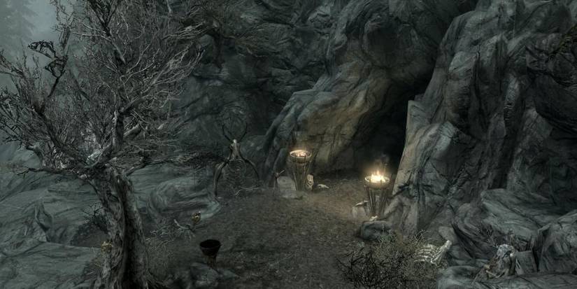 Skyrim Glenmoril Coven Cave Entrance