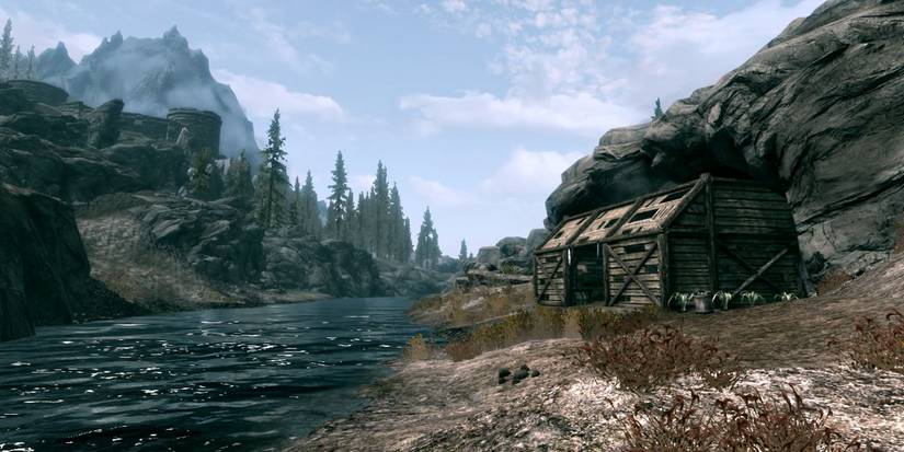 Skyrim Riverside Shack