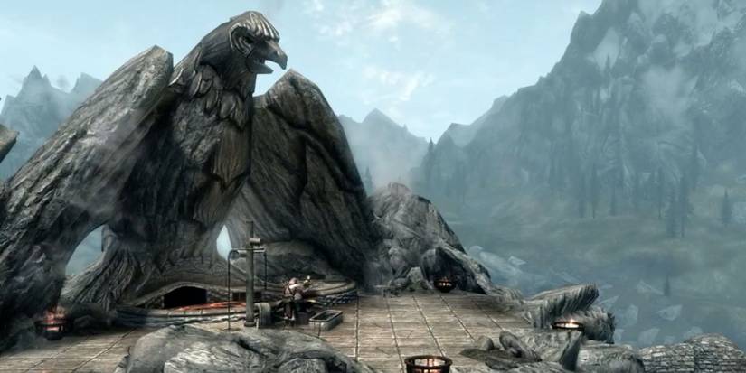 Skyrim Skyforge Aerial View