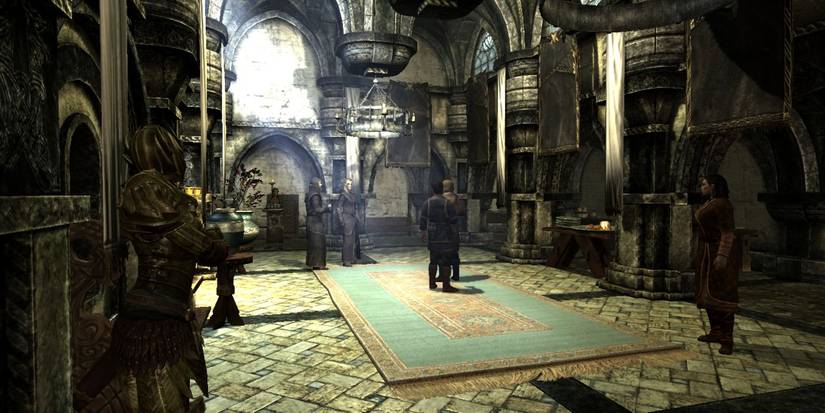 Skyrim Inside The Thalmor Embassy