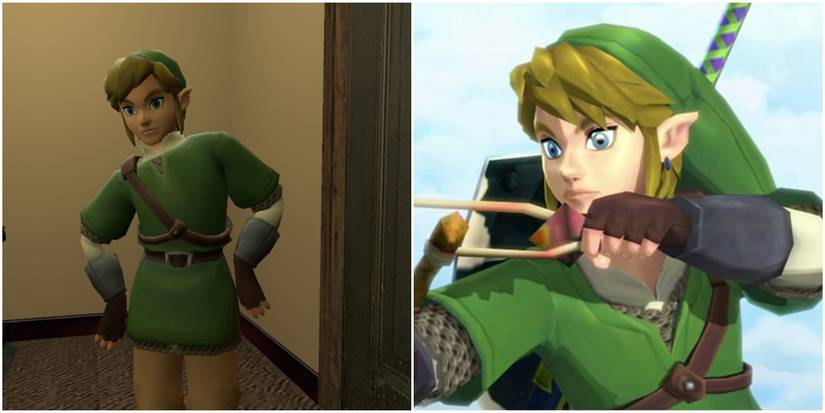 images of Link from The Legend of Zelda: Skyward Sword