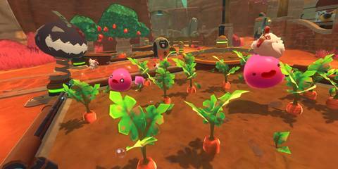 Slime Rancher plot with Pink Slimes