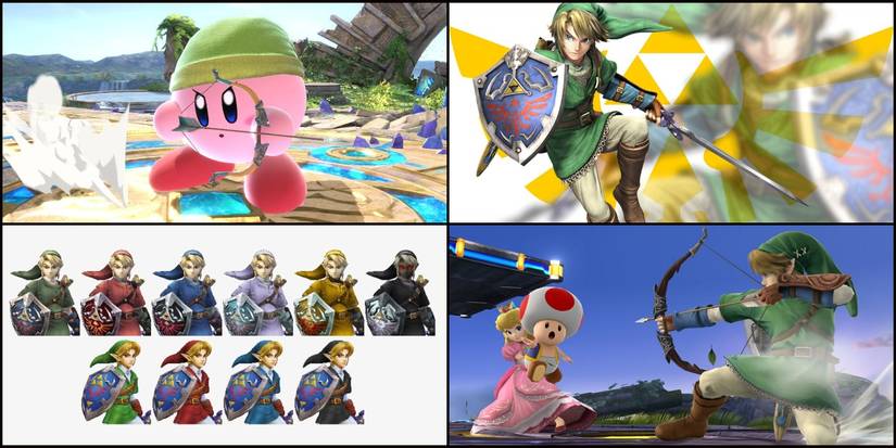 image of Link and other characters from Super Smash Bros. Brawl and Melee