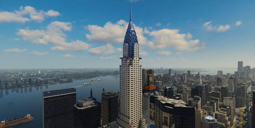 Spider-Man Miles Morales Chrysler building Missing Removed