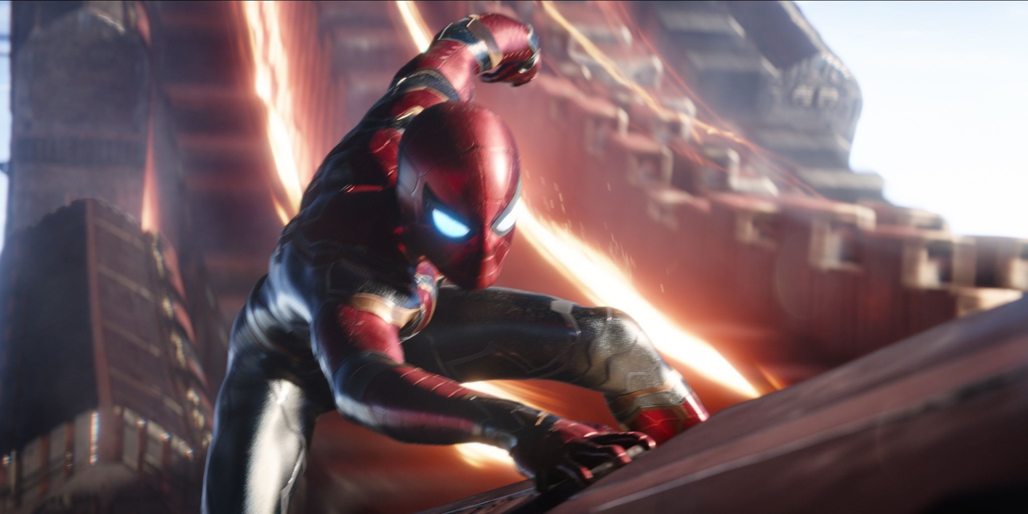 Spider-man infinity war suit Cropped
