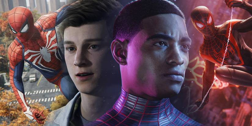 Spiderman Miles Morales Peter Parker