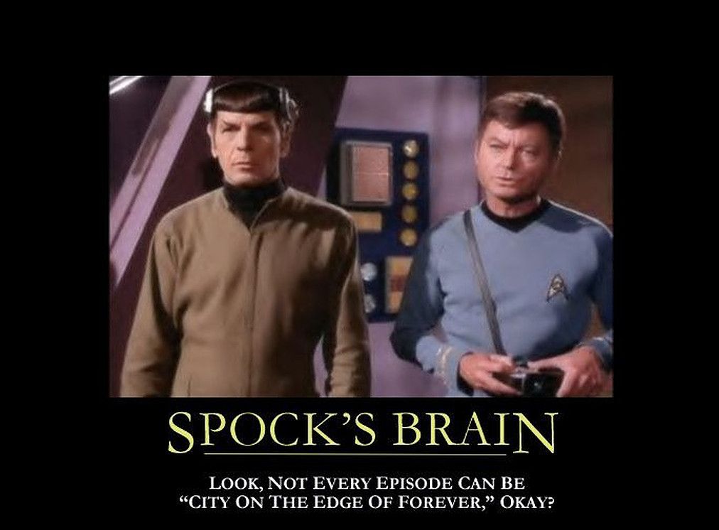 Star Trek Spock's Brain meme