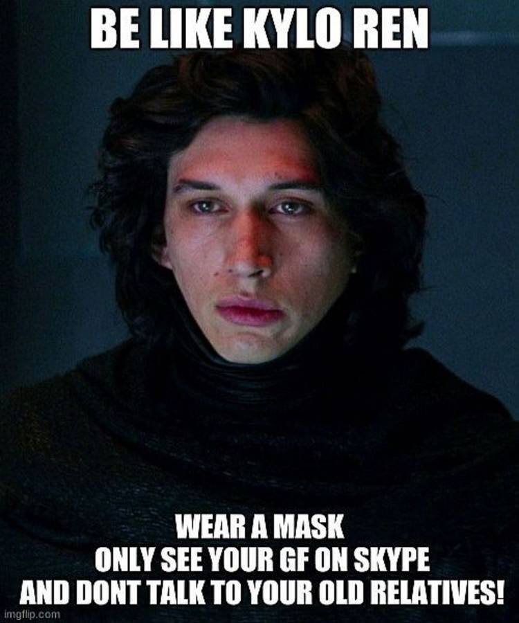 Star Wars Kylo Ren During The Pandemic