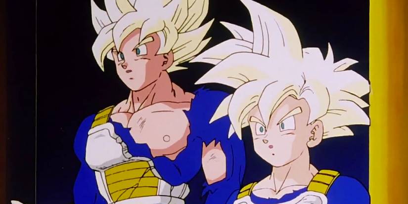 Super Saiyan Goku and Gohan