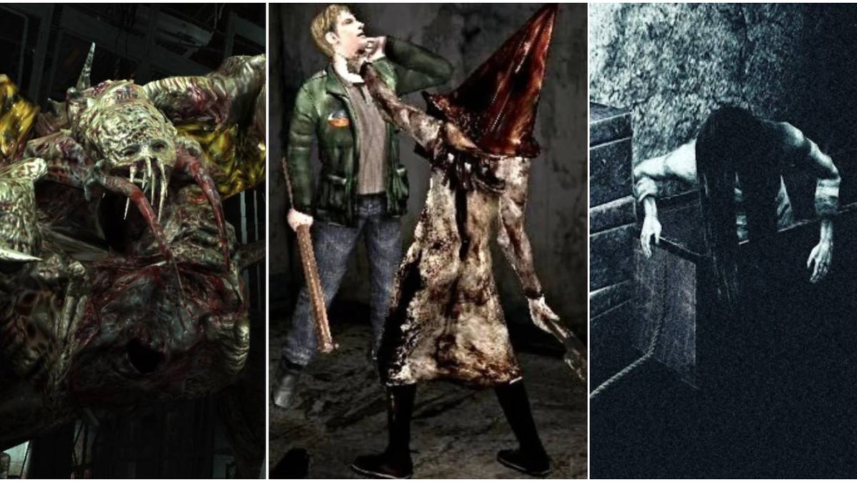 Survival Horror Monsters Necromorph Pyramid Head Ghost Trio Header
