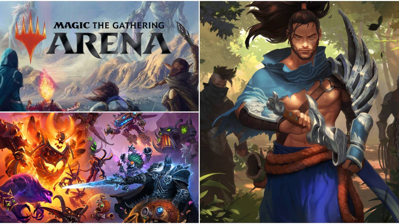 MtGA Hearthstone Monsters and Runeterra Yasuo