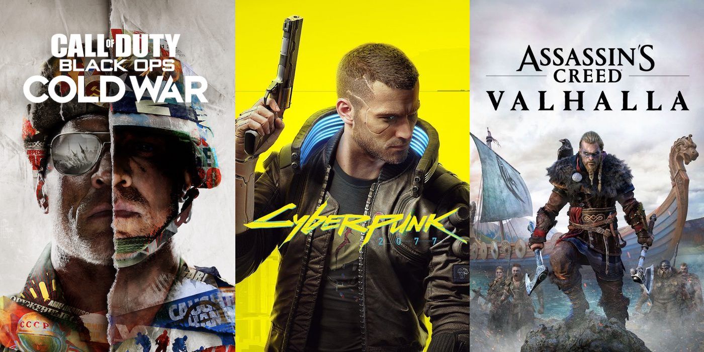 Cyberpunk 2077 Call of Duty Black Ops Cold War Assassin's creed Valhalla