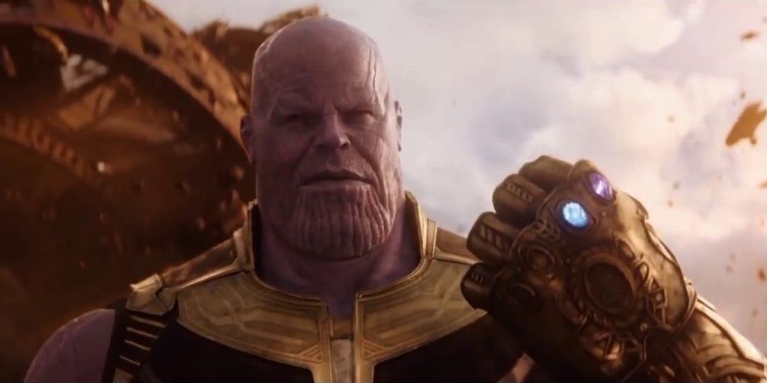 Thanos with two Infinity Stones