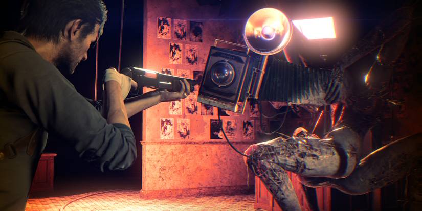 Horror The Evil Within 2 Camera Monster Attack