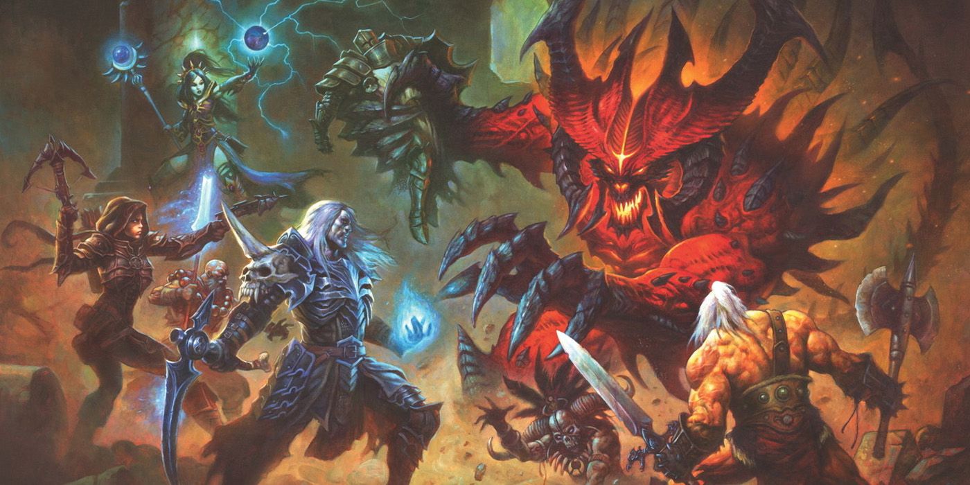 The Nephalem fighting Diablo - Diablo Most Powerful Non Celestial People