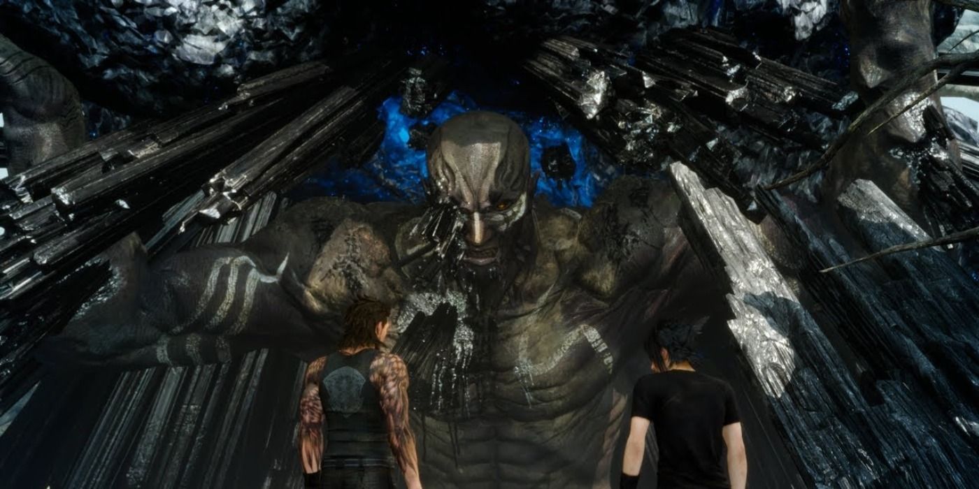 image of the summon Titan from Final Fantasy XV