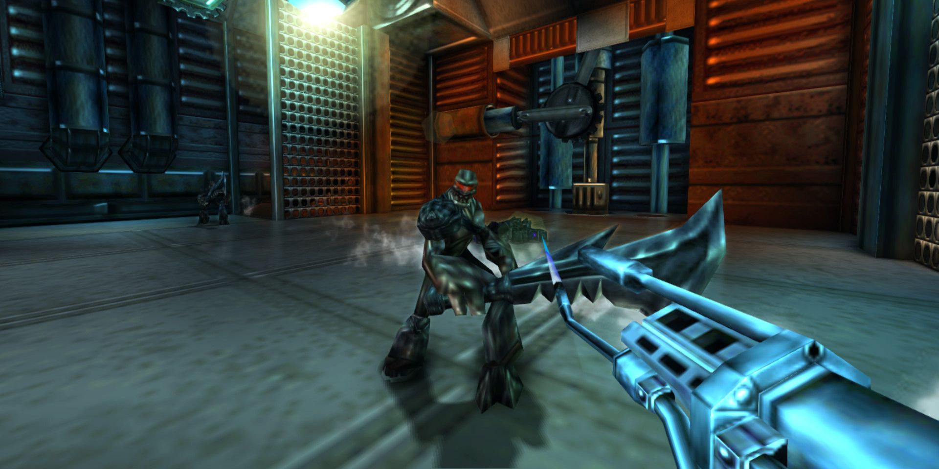 Attacking an enemy in Turok 2 Seeds Of Evil Attack