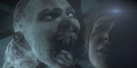 Until Dawn Wendigo Howls At Face