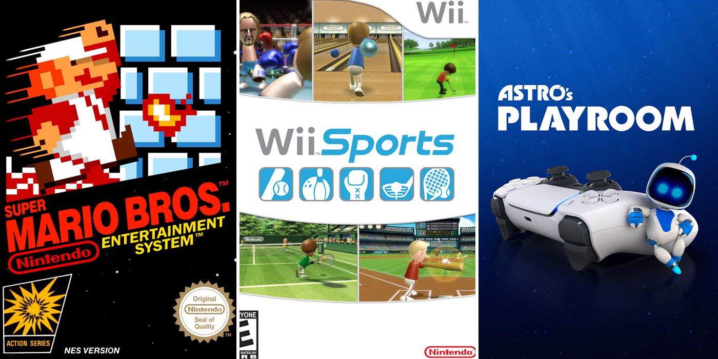 Video Game Pack In Titles Super Mario Bros Wii Sports Astros Playroom