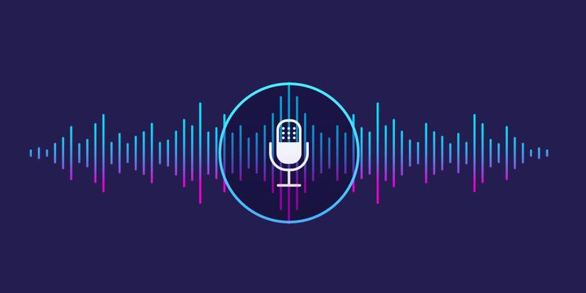 Microphone Symbol For Voice Assistant