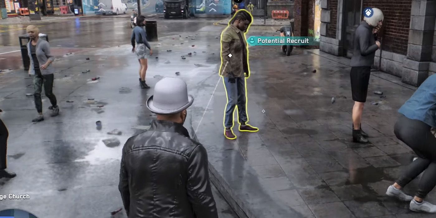 Walking to a potential recruit - Watch Dogs Legion Basic Pro Tips