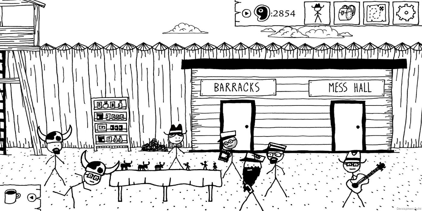 West of Loathing town