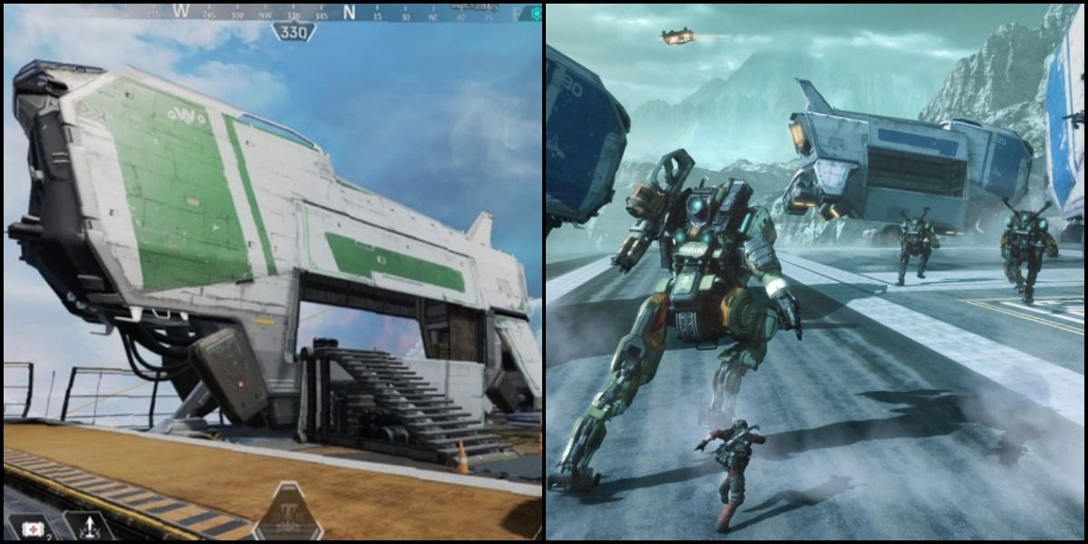 The Widow Class Ship In Apex Legends Compared To Titanfall