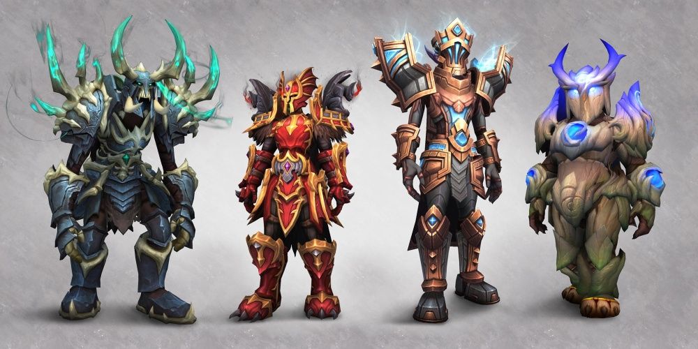 World Of Warcraft Shadowlands Covenant Armors