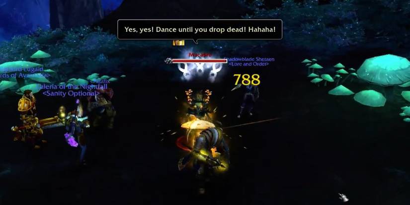 Mysterious Mushroom Ring Dance in Shadowlands