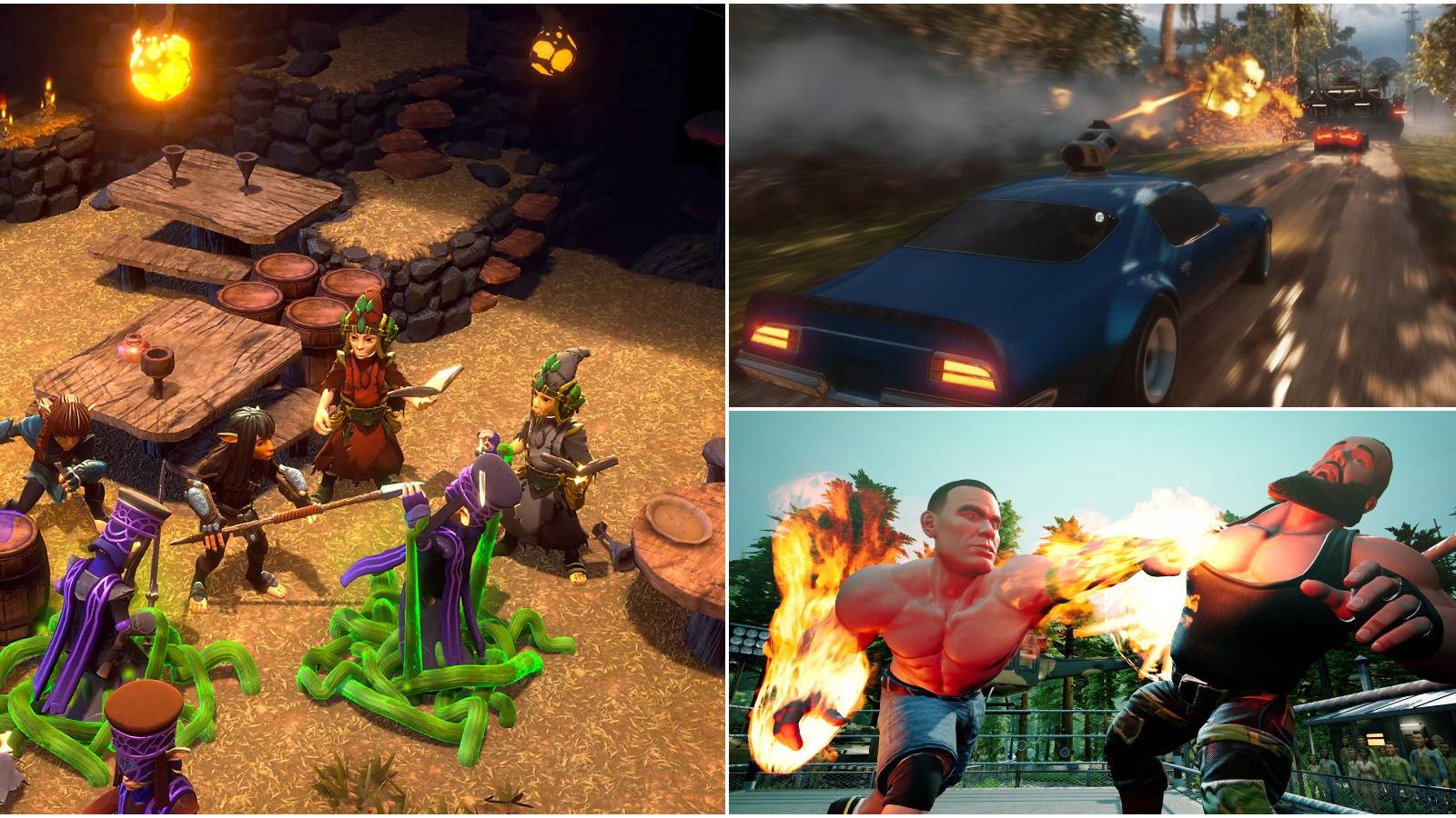 Dark Crystal and Fast and Furious Crossroads and WWE 2K Battlegrounds