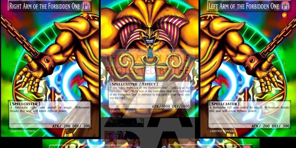 Yu-Gi-Oh TCG Exodia The Forbidden One Cards